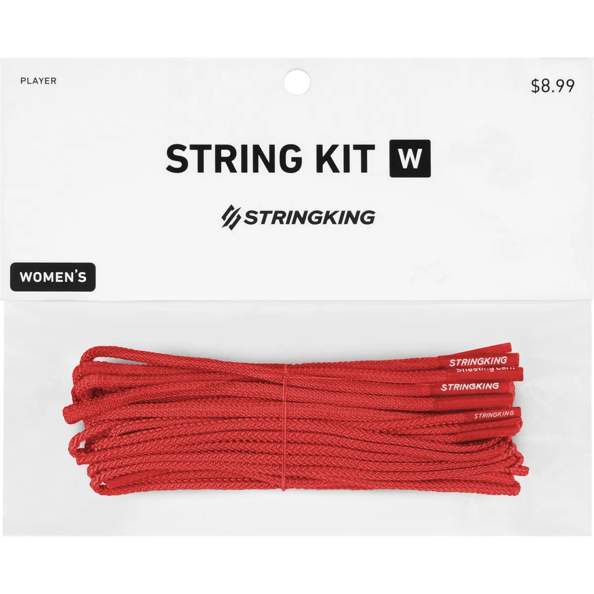 StringKing Women's String Kit - String Kit, Red, Packaged, Front