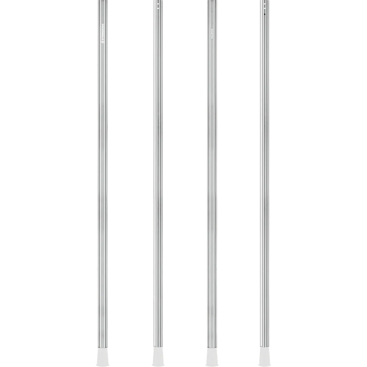 StringKing Starter Goalie Shaft - 30″, Silver, Full Length, Vertical, Right, Front, Left, Back
