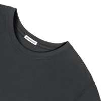 StringKing Men's FlexStyle Long Sleeve Crewneck T-Shirt - Relaxed Fit, Moonless Night, Detail