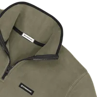 StringKing Men's Polartec Fleece Quarter Zip - Relaxed Fit, Mermaid, Detail
