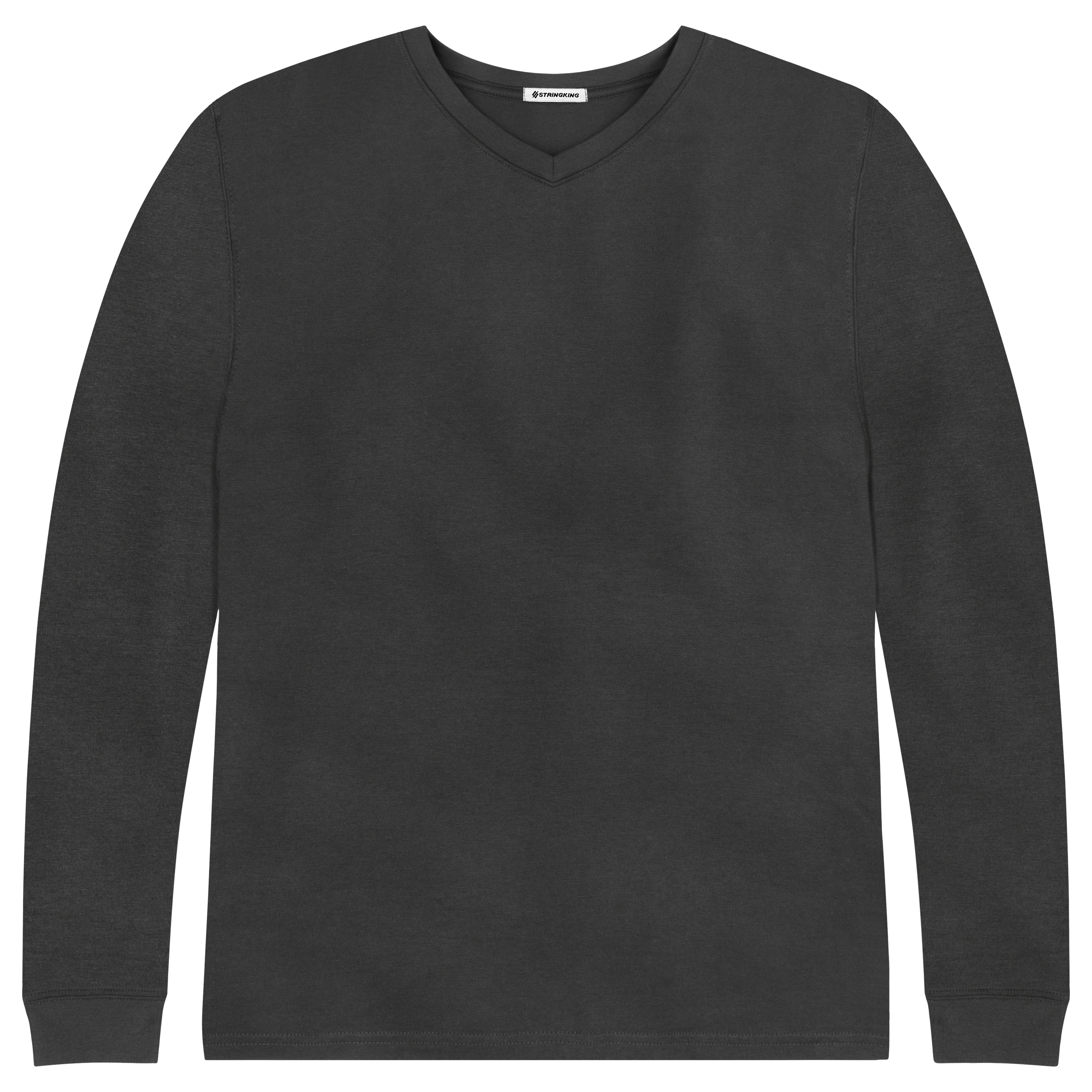 ★送料・関税込★sinoon★SINOON PRINTED V-NECK LONG SLEEVE StringKing-Mens-Pima-Cotton-
