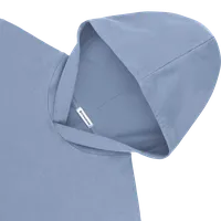 StringKing Women's Pima Cotton Hoodie - Sharp Fit, Slate Blue, Detail