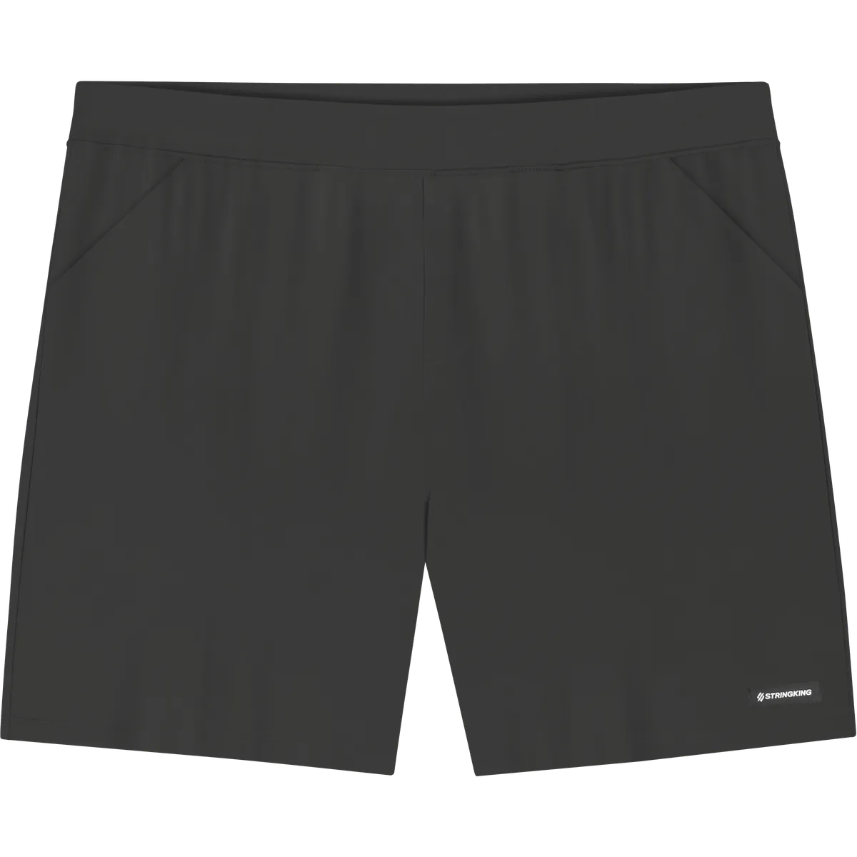 StringKing Men's StayWarm Shorts - Relaxed Fit, Black, Front