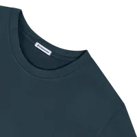 StringKing Men's FlexTech Short Sleeve Crewneck T-Shirt - Relaxed Fit, Navy, Detail