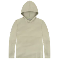 StringKing Women's Pima Cotton Lightweight Hoodie - Sharp Fit, Khaki Green, Front