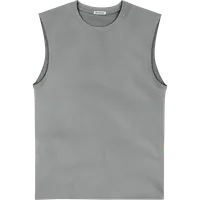 StringKing Men's StayWarm Tank Top - Compression Fit, Gray, Front