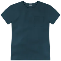 StringKing Men's Pima Jersey Pocket Tee - Sharp Fit, Navy, Front