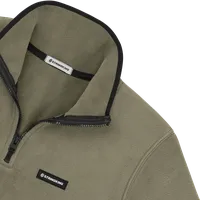 StringKing Men's Polartec Fleece Quarter Zip - Sharp Fit, Mermaid, Detail