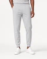 StringKing Men's StayCool Joggers - Relaxed Fit, Light Gray, Full Front - Human Model - Waist to Feet