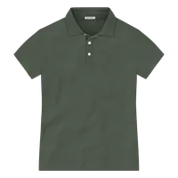 StringKing Men's Pima Jersey Signature Polo Multi - Sharp Fit, Moss, Front