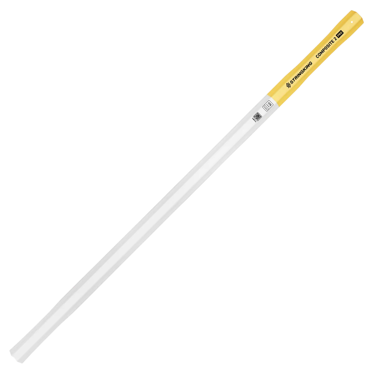 StringKing Men's Composite 2 Pro Faceoff - Double Lever, 175 Grams, White / Yellow, Full Right Side