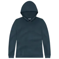 StringKing Women's Pima Cotton Hoodie - Relaxed Fit, Navy, Front