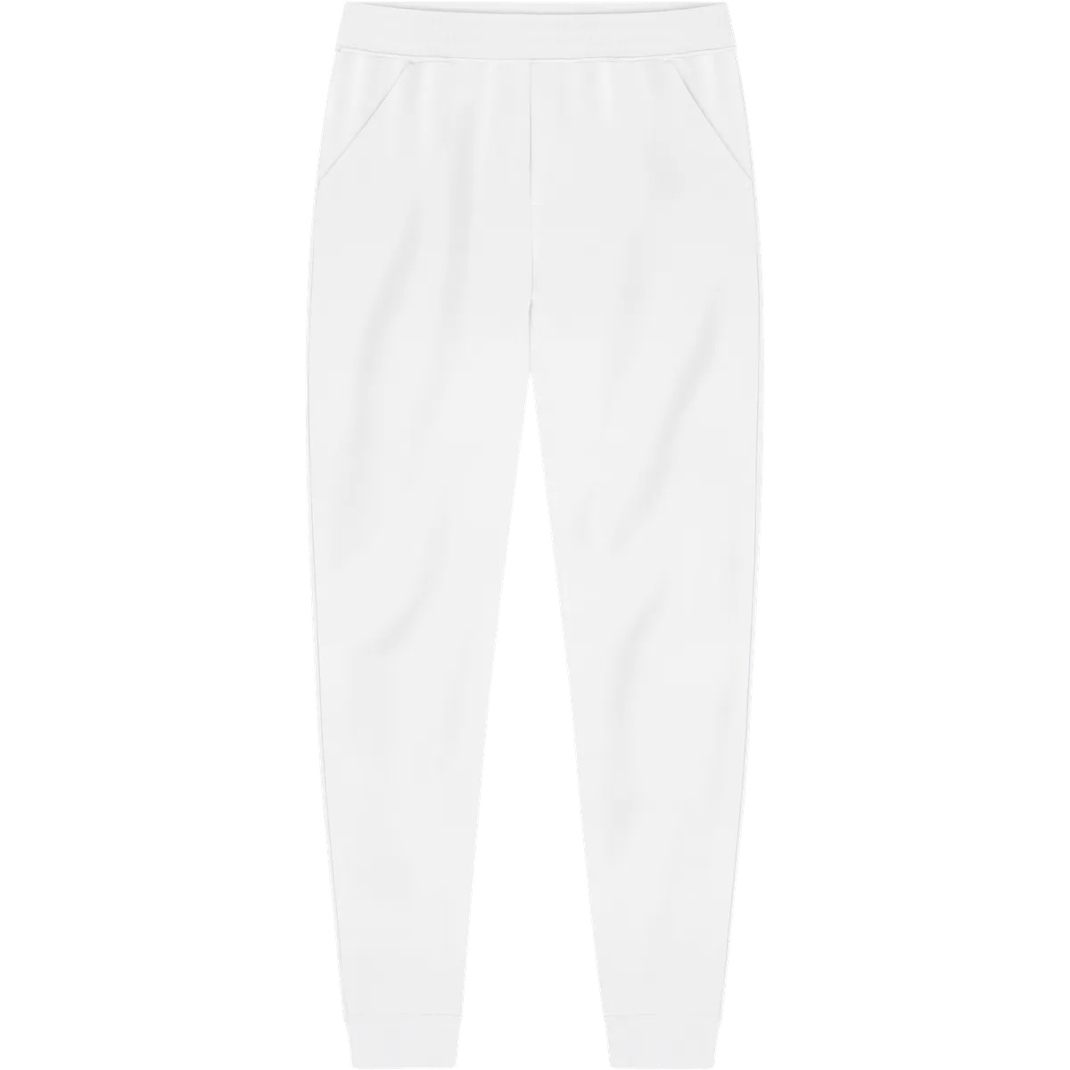 StringKing Men's StayWarm Joggers - Sharp Fit, White, Front