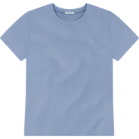 StringKing Men's Heavy Pima Cotton T-Shirt - Relaxed Fit, Slate Blue, Front
