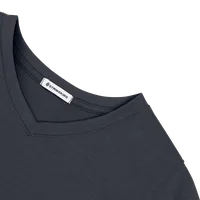 StringKing Women's FlexStyle V-Neck T-Shirt - Sharp Fit, India Ink, Detail