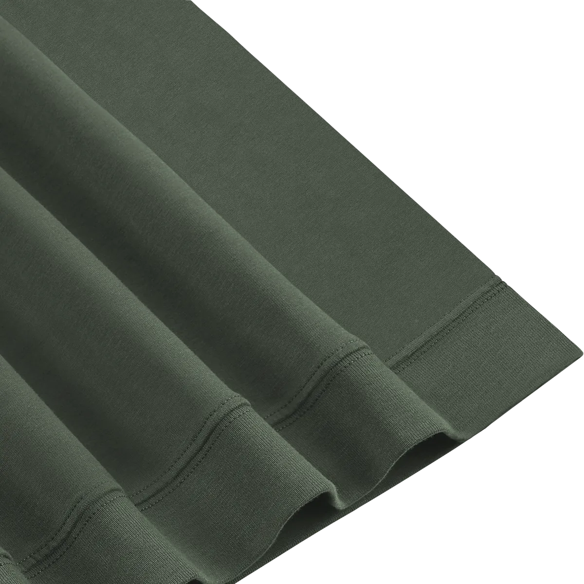 StringKing Men's Pima Terry Henley - Relaxed Fit, Moss, Fabric