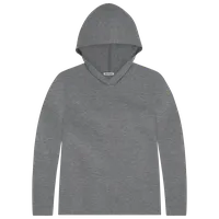 StringKing Women's FlexStyle Lightweight Hoodie - Sharp Fit, Heather Gray, Front