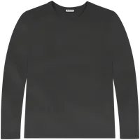 StringKing Men's StayCool Long Sleeve Tee - Relaxed Fit, Black, Front