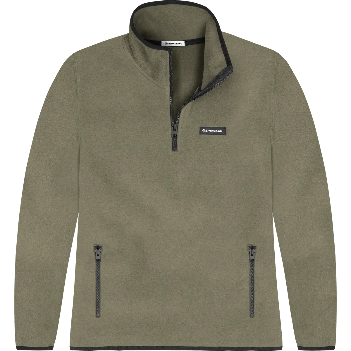 StringKing Women's Polartec Fleece Quarter Zip Pro - Relaxed Fit, Mermaid, Front