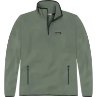 StringKing Men's Polartec Fleece Quarter Zip Pro - Relaxed Fit, Avenue Green, Front