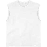 StringKing Men's StayWarm Tank Top - Sharp Fit, White, Front