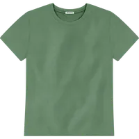 StringKing Men's Heavy Pima Cotton T-Shirt - Relaxed Fit, Green, Front