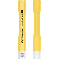 StringKing Composite 3 Pro Faceoff - 155 Grams, White / Yellow, Top Section, Vertical, Right, Left