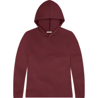 StringKing Women's FlexStyle Lightweight Hoodie - Relaxed Fit, Rhubarb, Front
