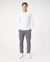 StringKing Men's StayWarm Sweater - Relaxed Fit, White, Full Front - Human Model