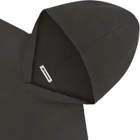 StringKing Men's Pima Terry Hoodie - Sharp Fit, Peat, Detail