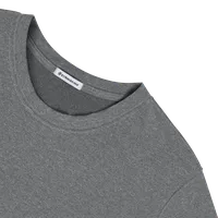StringKing Men's FlexTech Short Sleeve Crewneck T-Shirt - Sharp Fit, Heather Gray, Detail