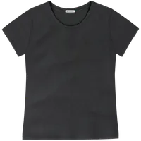 StringKing Women's FlexStyle Short Sleeve Crewneck T-Shirt - Relaxed Fit, Moonless Night, Front