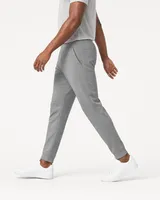 StringKing Men's StayWarm Joggers - Sharp Fit, Gray, Full Side - Human Model - Chest to Feet