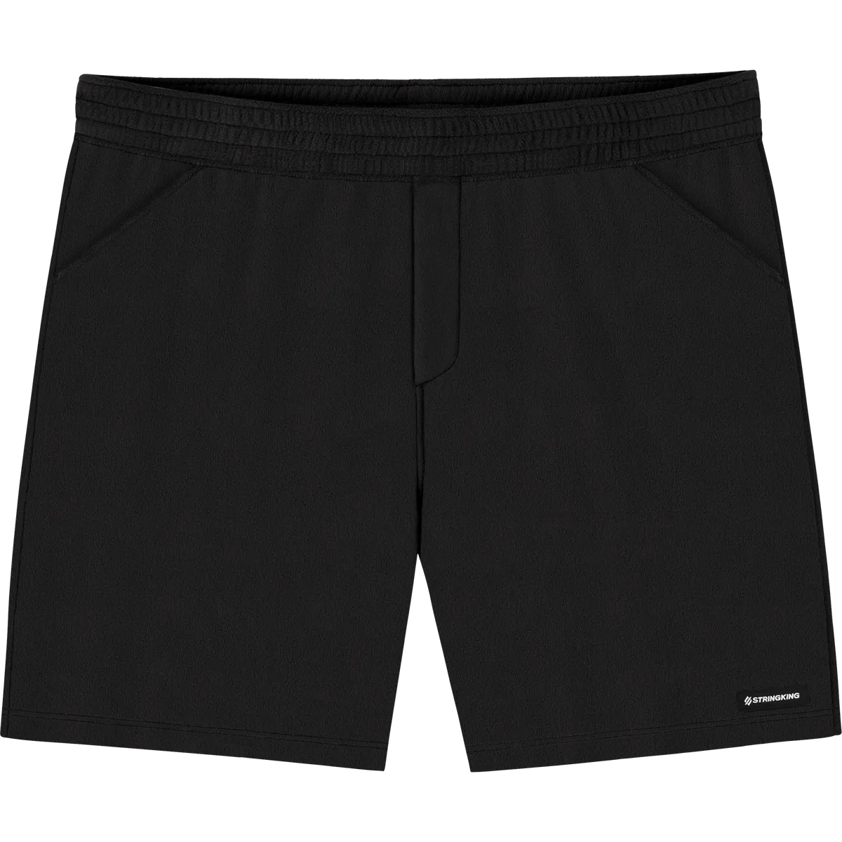 StringKing Men's Polartec Fleece Shorts - Relaxed Fit, Meteorite, Front