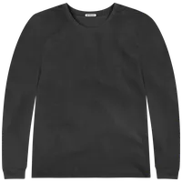 StringKing Men's FlexStyle Long Sleeve Crewneck T-Shirt - Sharp Fit, Moonless Night, Front