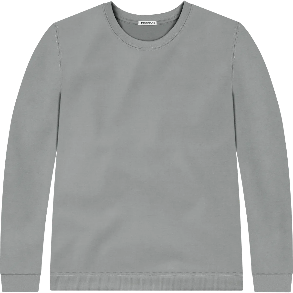 StringKing Men's StayWarm Sweater - Sharp Fit, Gray, Front