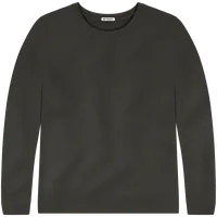 StringKing Men's Pima Terry Long Sleeve Tee - Relaxed Fit, Peat, Front