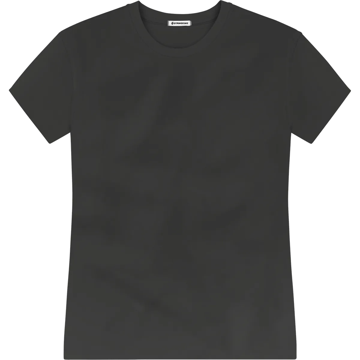 StringKing Men's StayWarm T-Shirt - Compression Fit, Black, Front