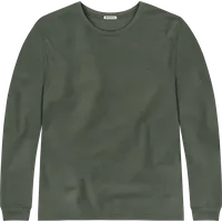 StringKing Men's FlexStyle Long Sleeve Crewneck T-Shirt - Relaxed Fit, Thyme, Front