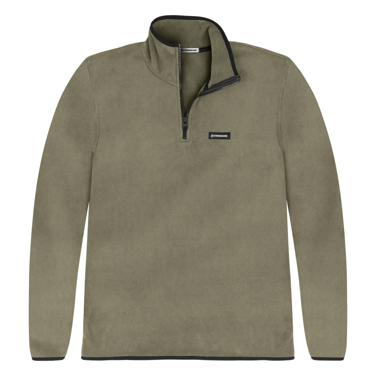 StringKing Men's Polartec Fleece Quarter Zip - Sharp Fit, Mermaid, Front