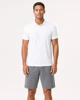 StringKing Men's Pima Jersey Classic Polo, Full Front - Human Model - Top of head to Knees