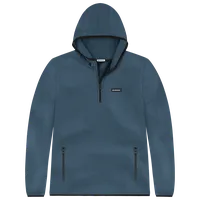 StringKing Men's Polartec Fleece Quarter Hood Pro - Sharp Fit, Indian Teal, Front