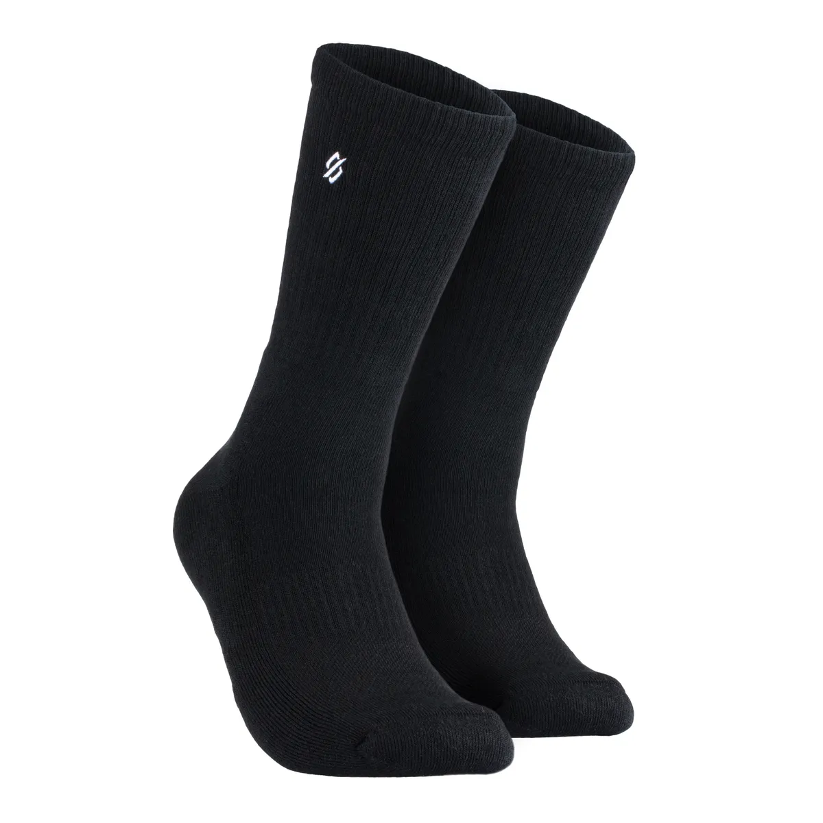 StringKing Athletic Crew Socks Pair Black