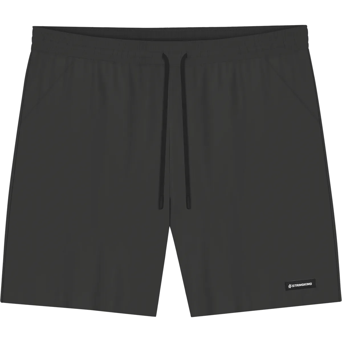 StringKing Men's Velocity Short - Sharp Fit, Black, 5 inch, Front