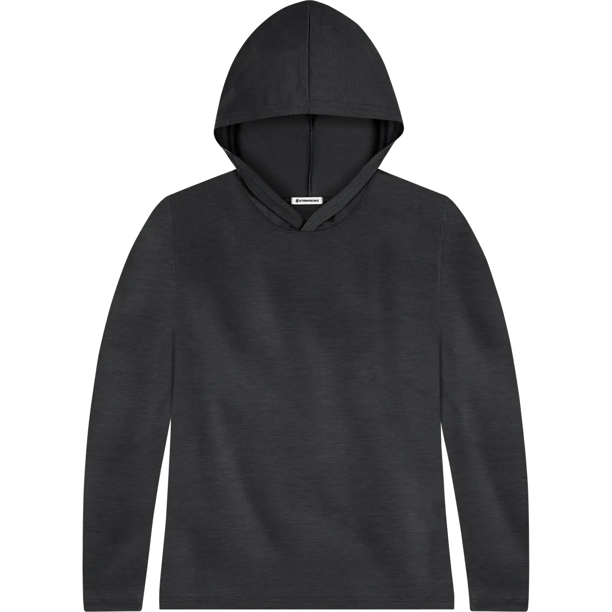 StringKing Women's FlexStyle Lightweight Hoodie - Relaxed Fit, Moonless Night, Front
