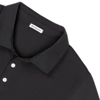 StringKing Men's FlexStyle Long Sleeve Polo - Sharp Fit, Moonless Night, Detail