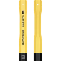 StringKing Composite 2 Pro Faceoff Double Lever - 175 Grams, Black / Yellow, Top Section, Vertical, Right, Left