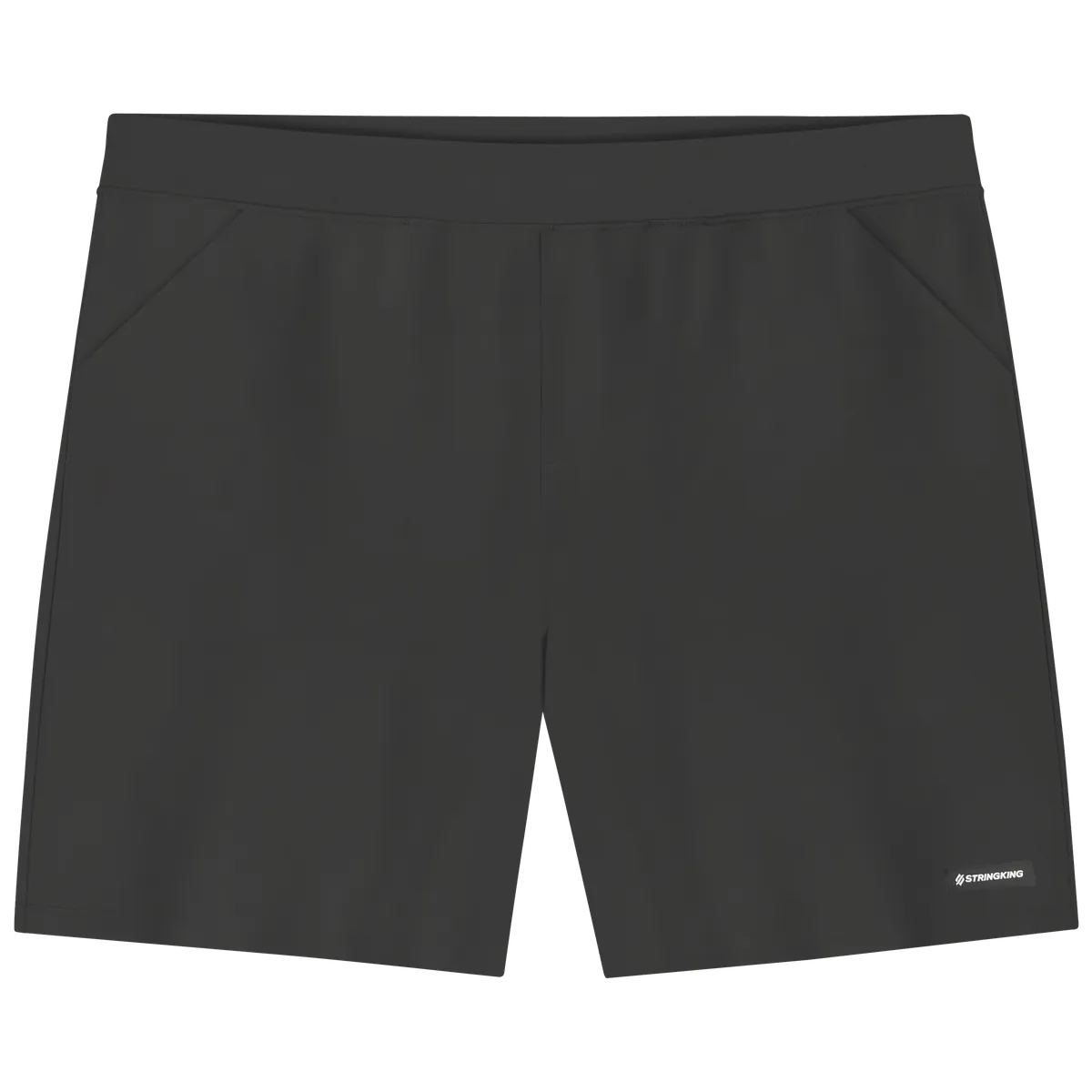 StringKing Men's StayWarm Shorts - Relaxed Fit, Black, Front