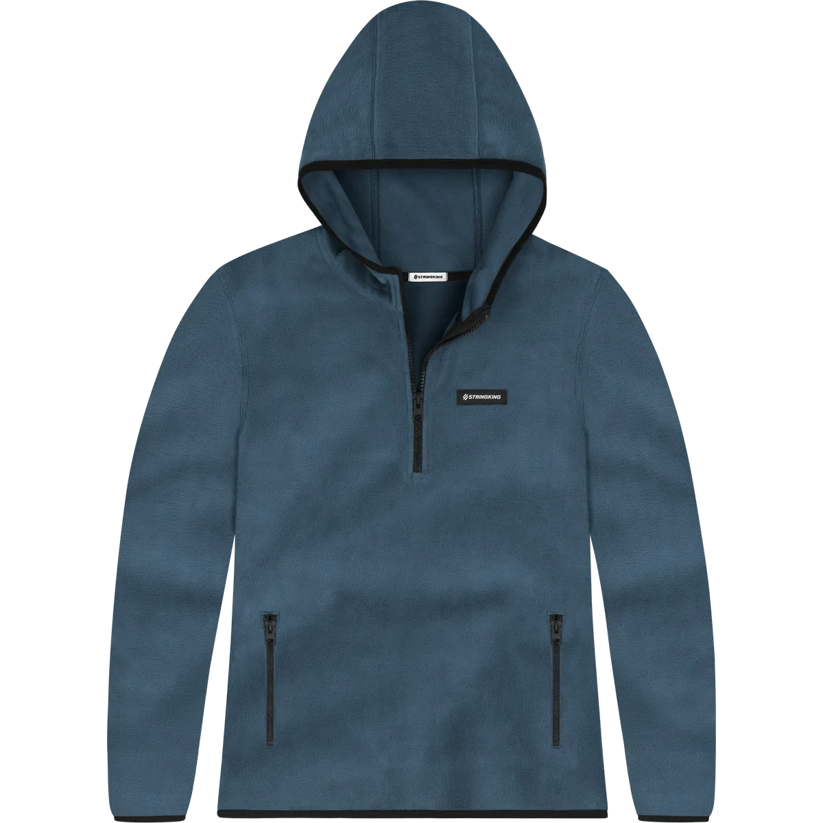 StringKing Women's Polartec Fleece Quarter Hood Pro - Sharp Fit, Indian Teal, Front