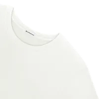 StringKing Men's Pima Terry Long Sleeve Tee - Relaxed Fit, Tofu, Detail